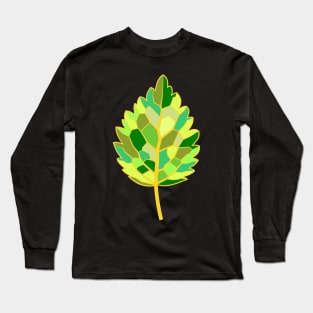 Leaf Mosaic Long Sleeve T-Shirt